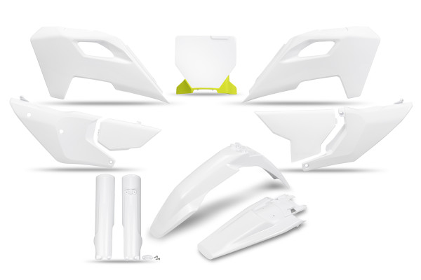 Full Plastic Kit white 20-25 for Husqvarna TC 250 - TC 150 - TC 250 HERITAGE - TC 125 HERITAGE - FX 350 HERITAGE - FC 450 HE...
